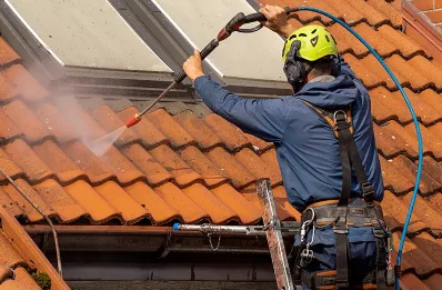 Démoussage et hydrofuge de toiture à Lescousse